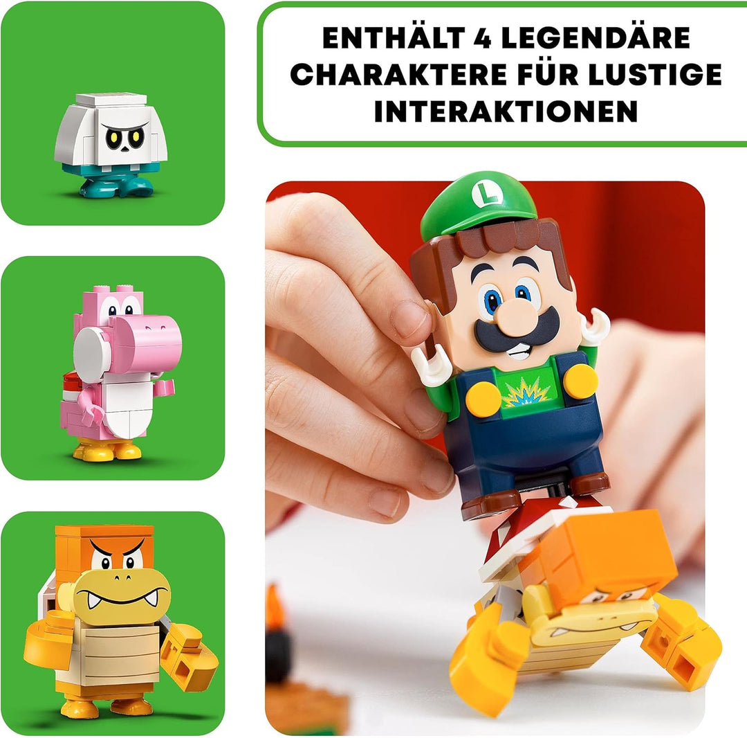 LEGO 71387 Super Mario Abenteuer mit Luigi – Starterset, Spielzeug mit Einer interaktiven Figur, mod