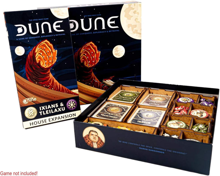 docsmagic.de Organizer Insert for Dune Board Game Box - Einsatz, Dune