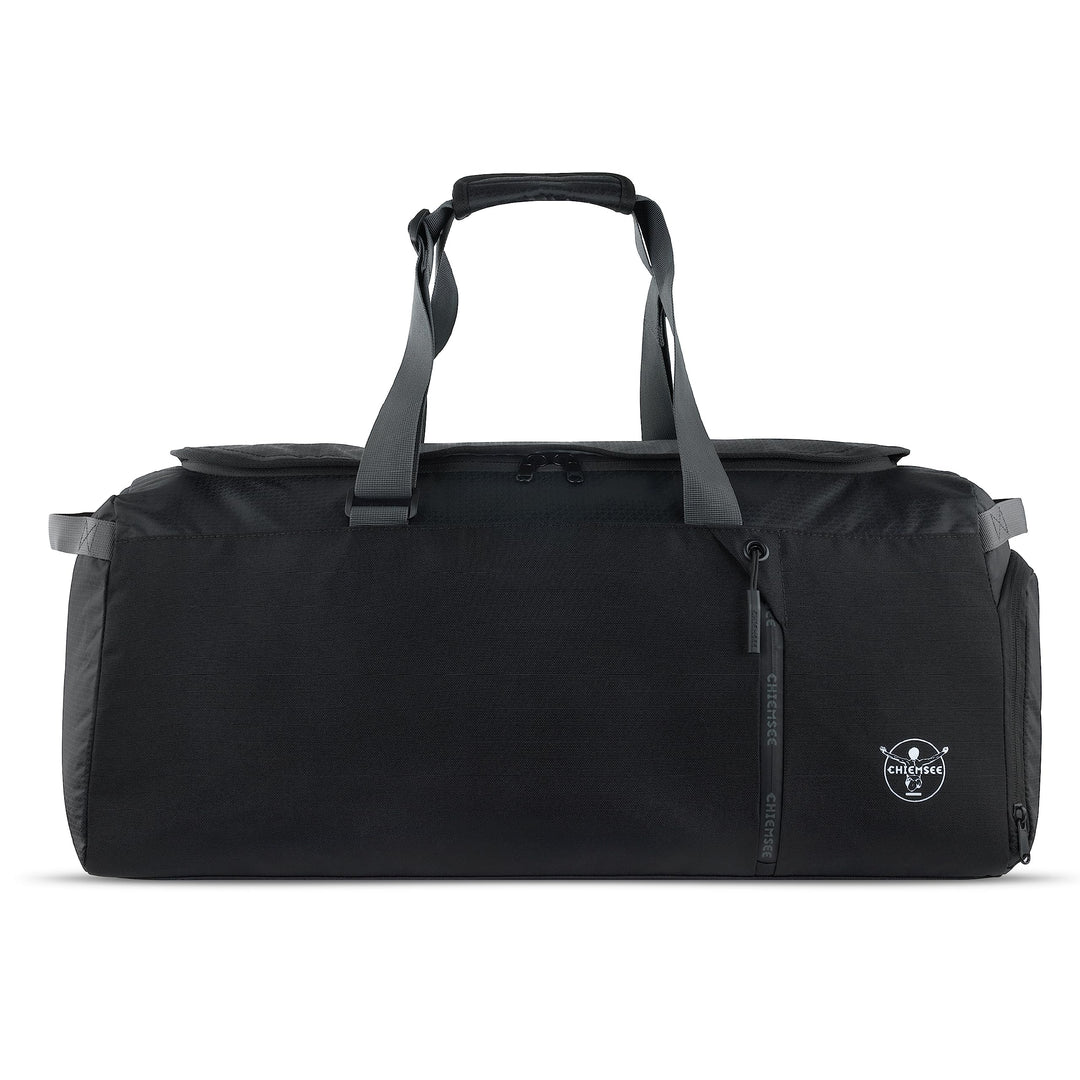 Chiemsee Jumper Sport- und Reisetasche “Free” - Weekender aus recyceltem PET in schwarz