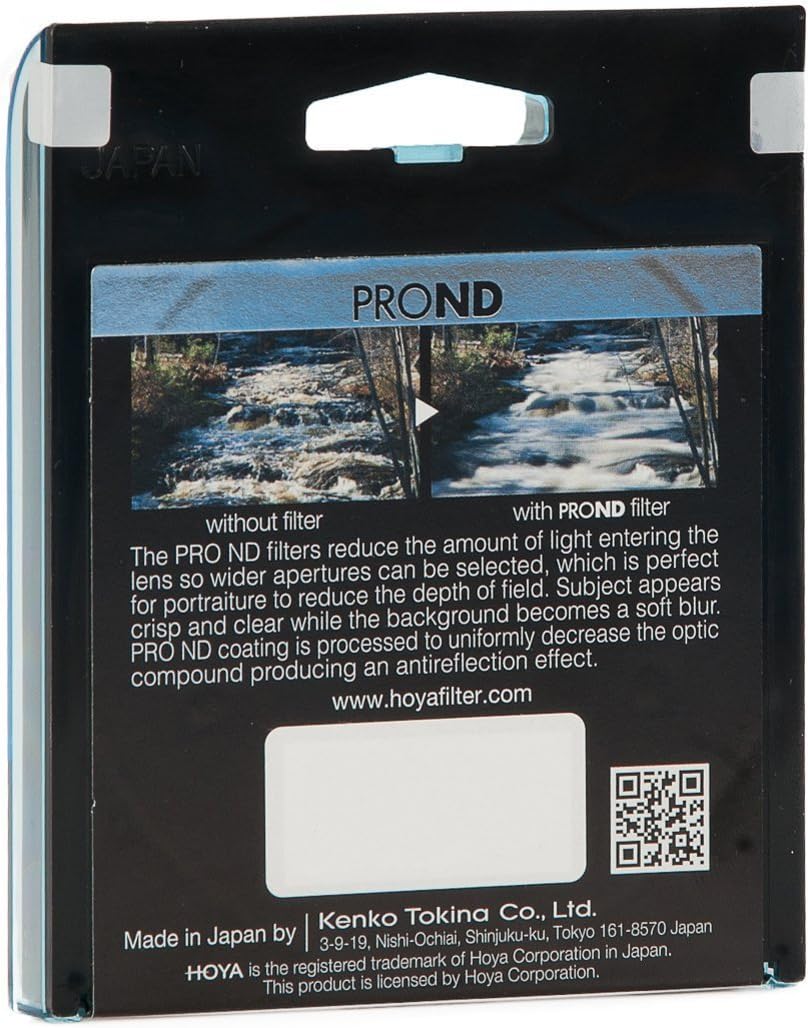 Hoya Pro ND-Filter (Neutral Density 4, 82mm), 82mm