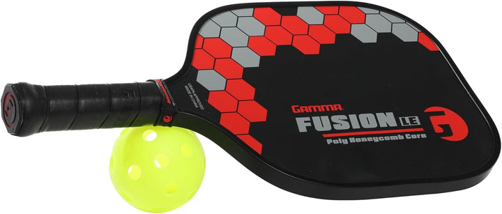 Gamma Poly Core Pickleball-Paddel: Pickle Ball Paddel für drinnen und draussen – strukturierte Graph