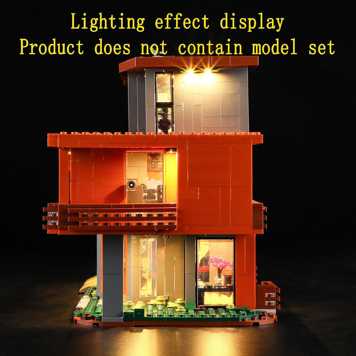 GEAMENT LED Licht-Set Kompatibel mit Lego Das Haus der Cullens aus Twilight Ideas 21354 Bausteine Mo