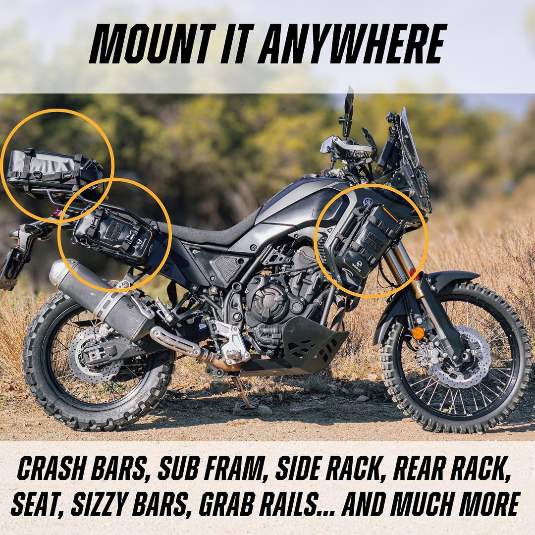 Odinsberg 3,5L wasserdichte Motorrad Hecktasche und Sturzbügel Tasche 3.5L, 3.5L
