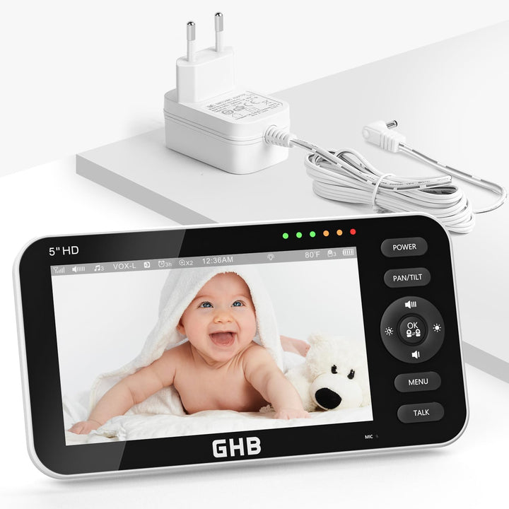 GHB Bildschirm für 5 Zoll Babyphone Modell 2023