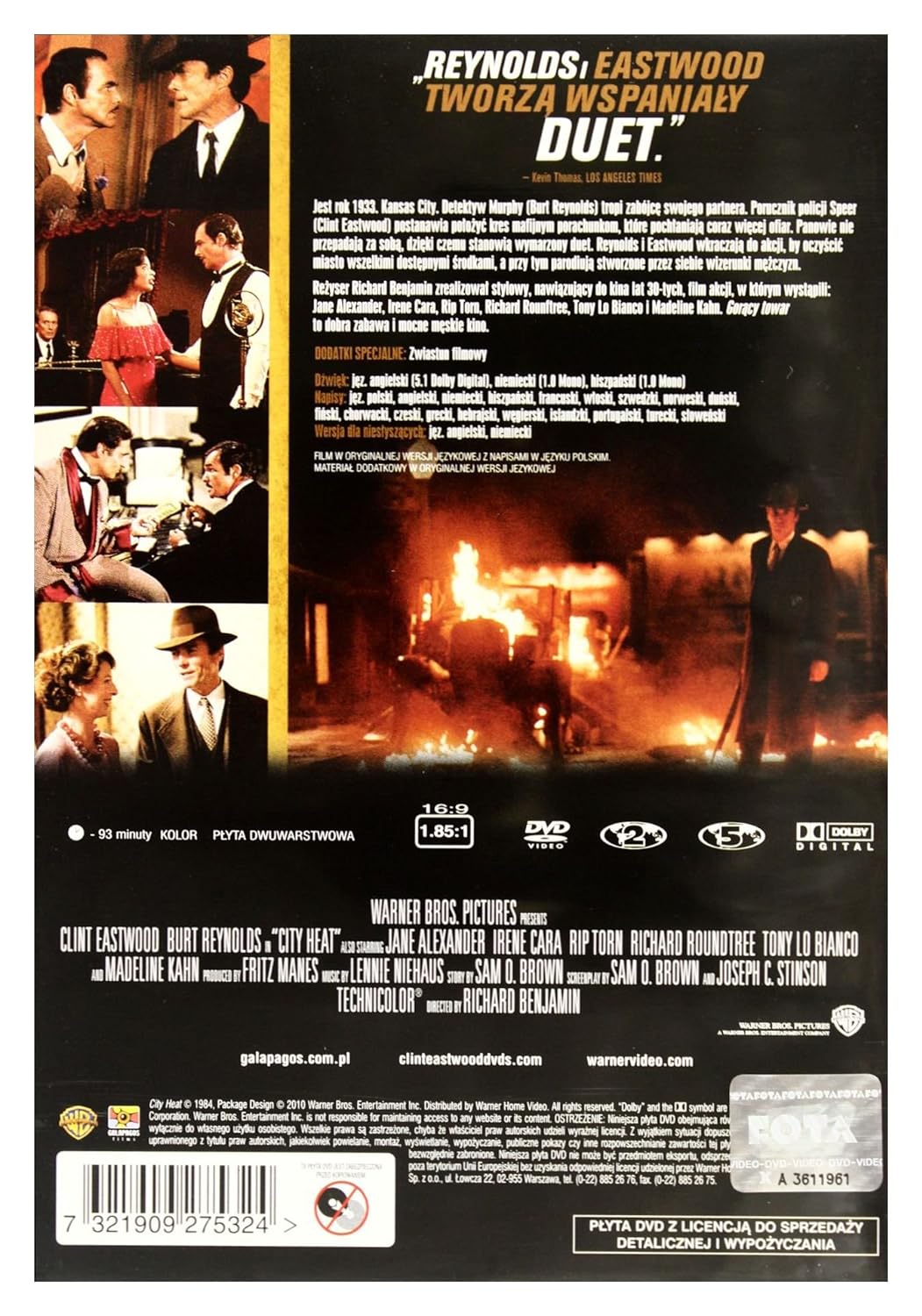 City Heat [DVD], DVD