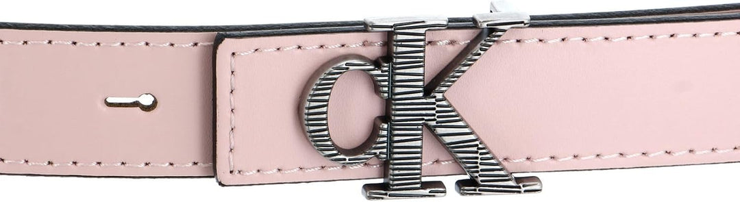 Calvin Klein CKJ Monogram Hardware Belt 25MM W85 Pink Blush