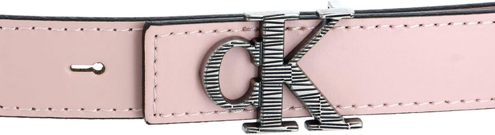 Calvin Klein CKJ Monogram Hardware Belt 25MM W85 Pink Blush