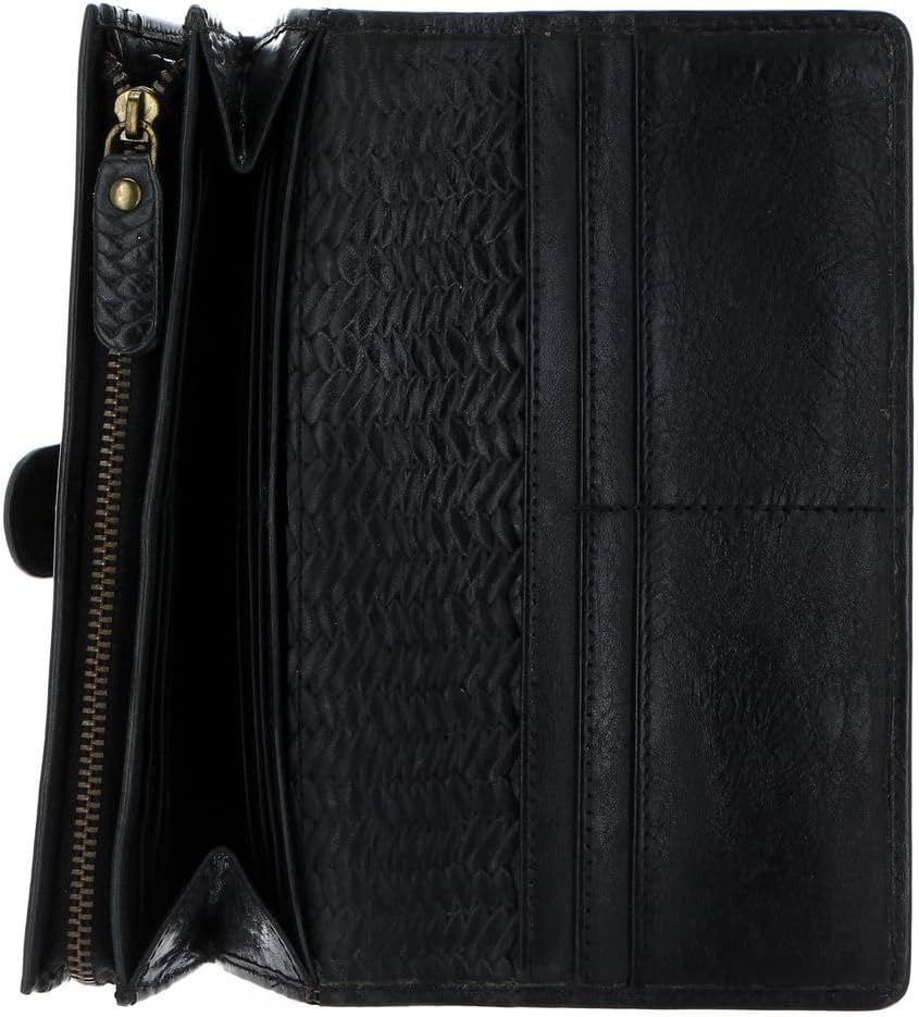 Chiemsee Geldbörse Echt Leder schwarz Damen - 020646 Black, Black