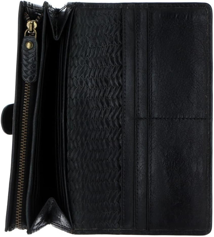 Chiemsee Geldbörse Echt Leder schwarz Damen - 020646 Black, Black