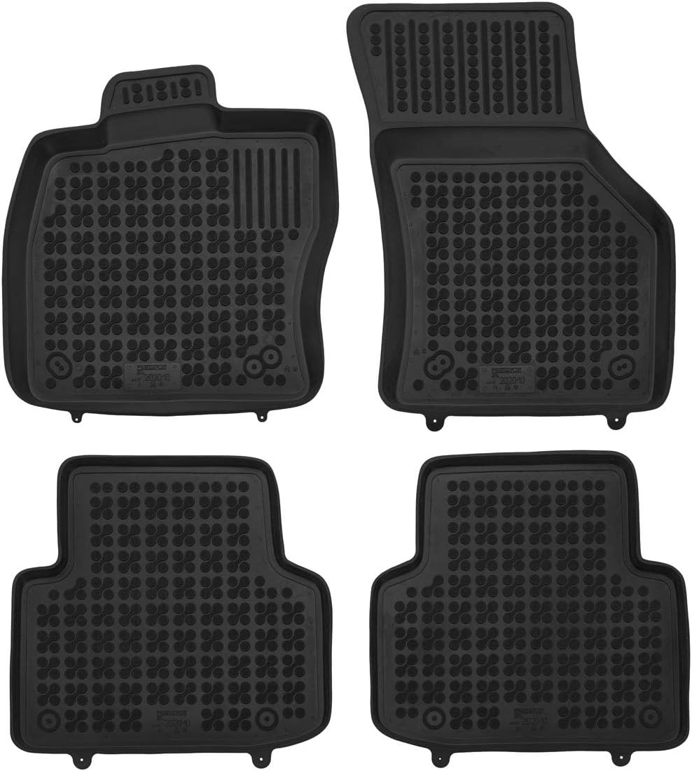AZUGA Hohe Gummi Fussmatten mit Rand passend für Seat Leon/Leon Sportstourer ab 4/2020/Cupra Forment