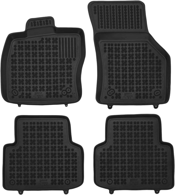 AZUGA Hohe Gummi Fussmatten mit Rand passend für Seat Leon/Leon Sportstourer ab 4/2020/Cupra Forment