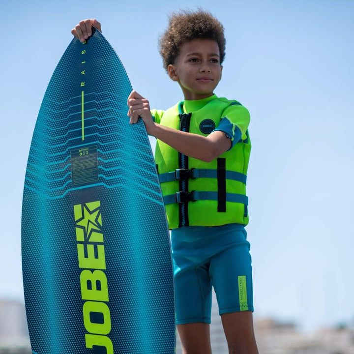JOBE Neopren Vest Kids Neo Vest Kinder Schwimmweste Neoprenwest Green 116, 116