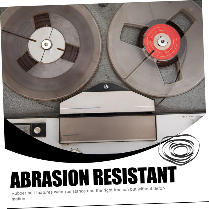 HOMSFOU 50 Stück Gürtel für Tonbandgeräte Fahren Kassettendeck Vinyl-Recorder Drehscheibe Bausatz Au