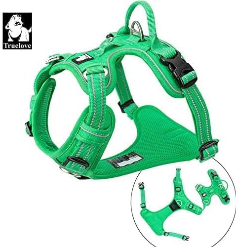 WINHYEPET Truelove No Pull Hundegeschirr, reflektierendes Hundegeschirr für Hunde, verstellbare weic