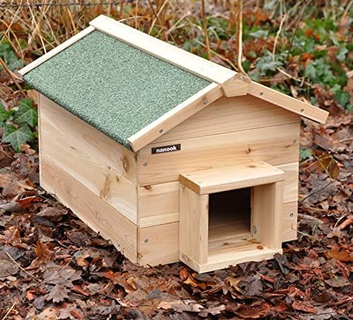 nanook Igelhaus Igelhütte Igelfutterhaus Kleintierhaus Nagerhaus Überwinterung klappbares wetterfest