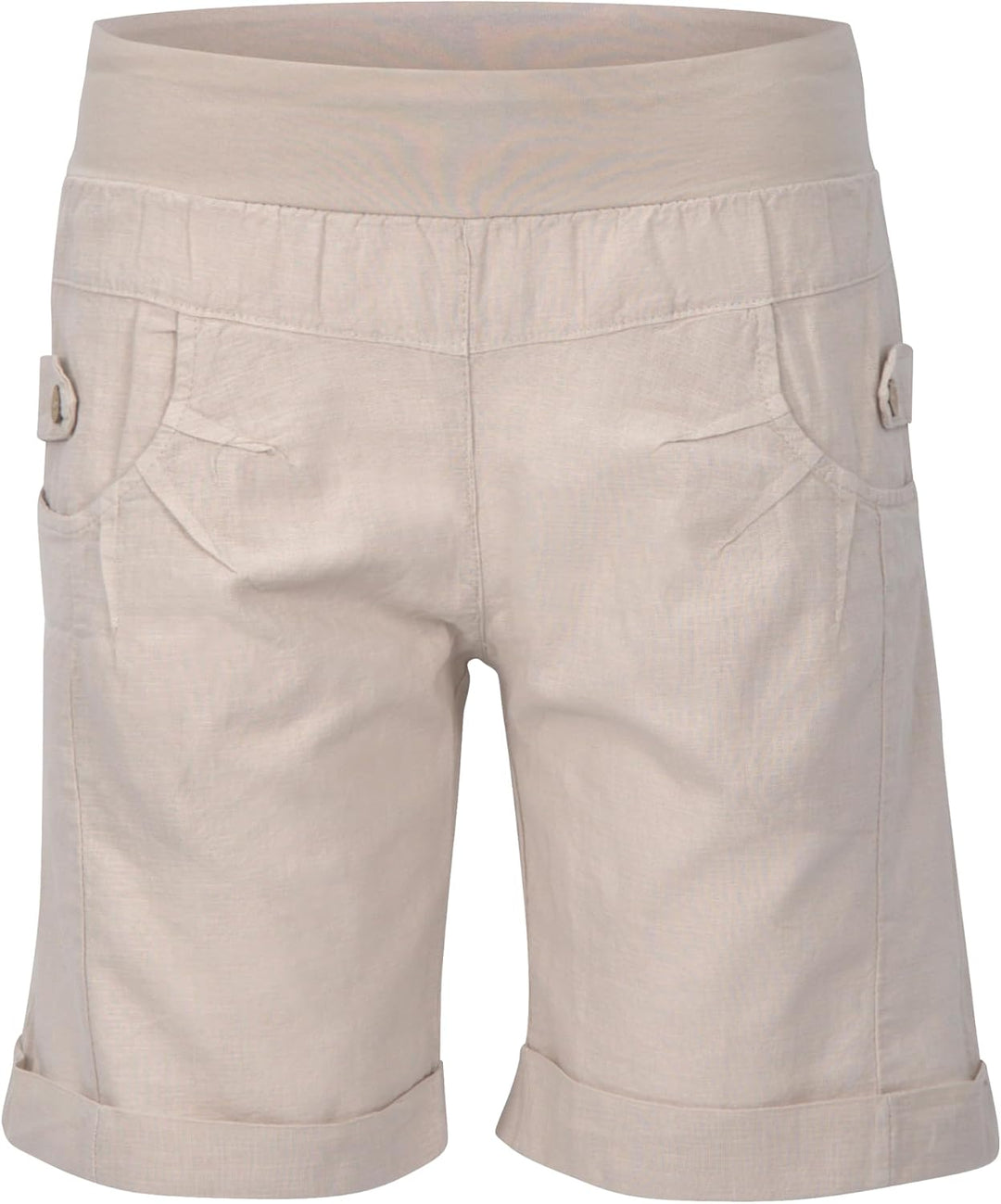 Malito Damen Bermuda aus Leinen - lässige Kurze Hose - Shorts für den Strand - leichte Pants - Hotpa