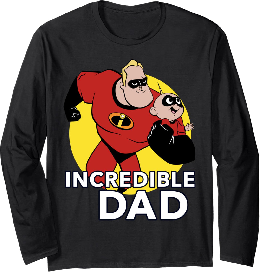 Disney Pixar Incredibles 2 Incredible Dad Cartoon Langarmshirt