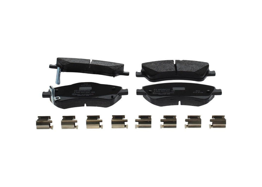 Bosch BP1921 Bremsbeläge - Vorderachse - ECE-R90 Zertifizierung - vier Bremsbeläge pro Set