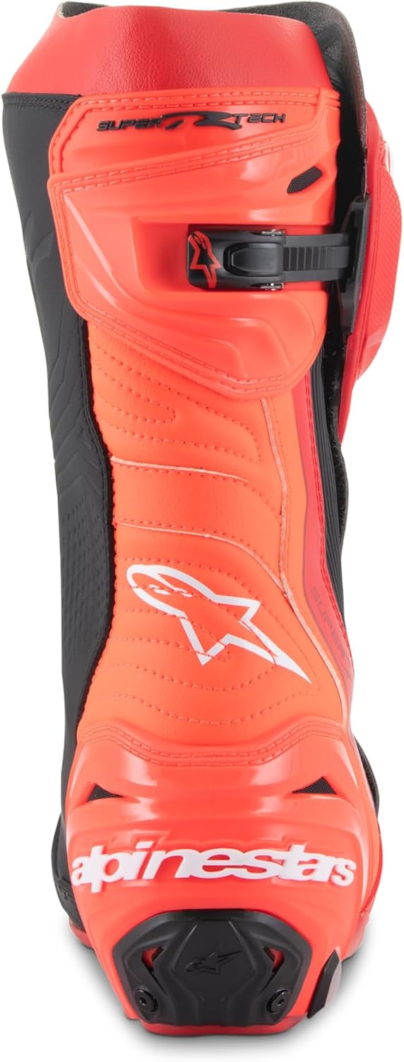 Alpinestars Unisex MotorradssMotorradstiefel 43 EU Rot Schwarz Weiss, 43 EU Rot Schwarz Weiss