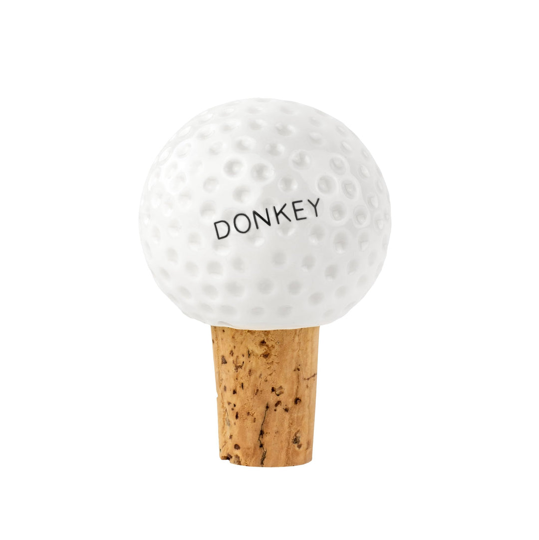 Bottle Sealer Golf - Flaschenverschluss, Weinstopper aus Keramik und Kork, Golf