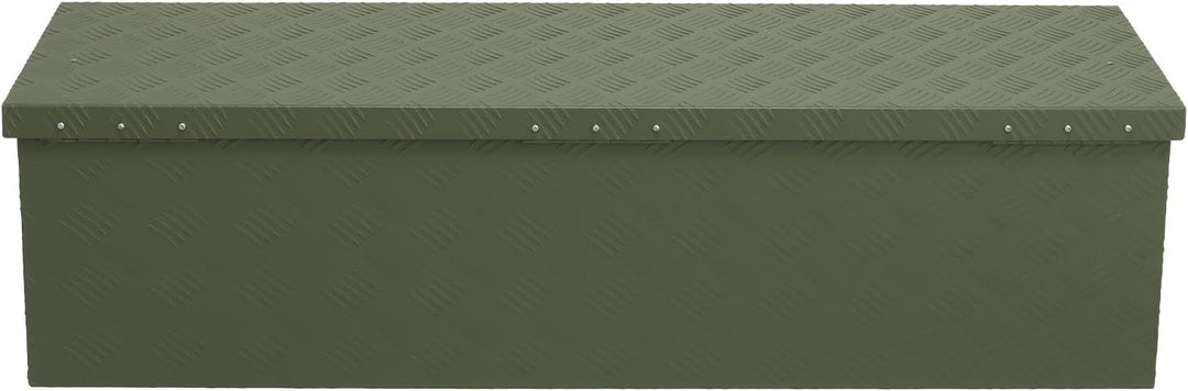alubox Werkzeugkiste Riffelblech olive ABX-RL120G Aluminium 1,5mm Werkzeugkiste leicht und robust 12