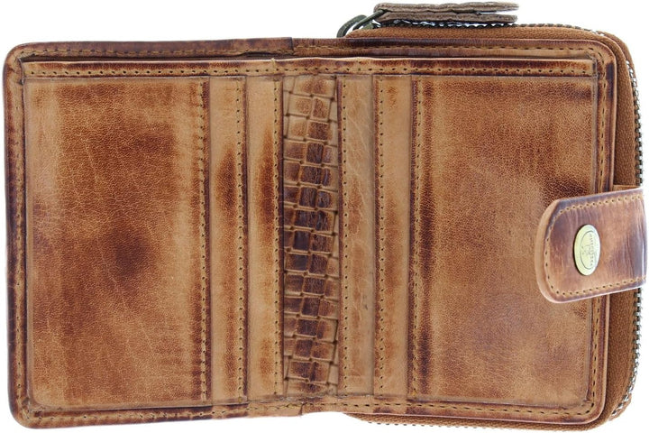 Chiemsee Geldbörse Echt Leder Cognac Damen - 020475