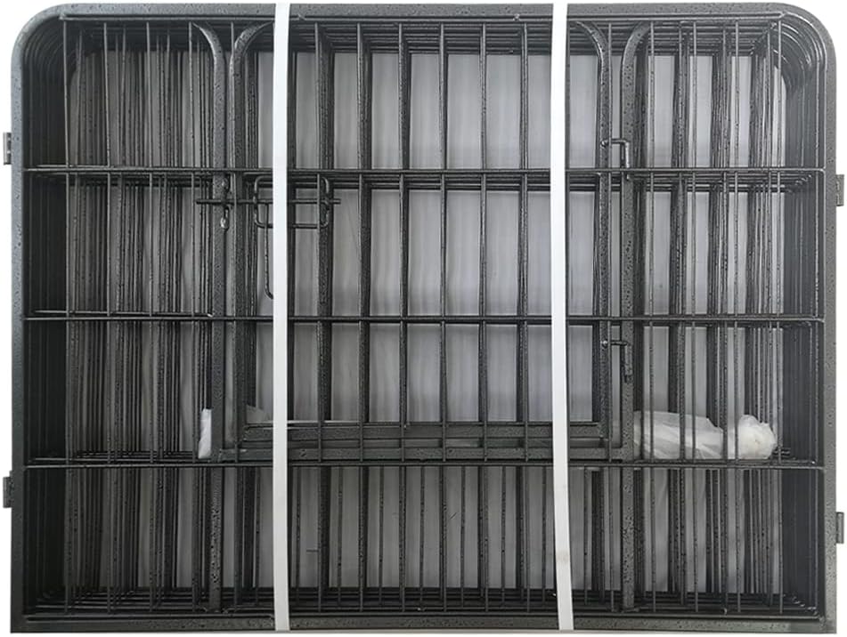 Qianruida Welpenlaufstall Welpenauslauf 60 cm Hoch Hundelaufstall Für drinnen und draussen 8-Stück 8