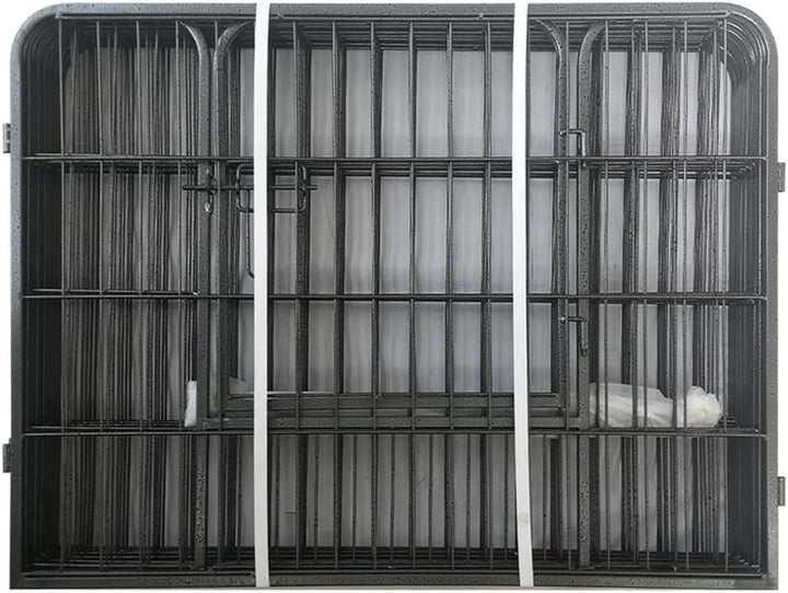 Qianruida Welpenlaufstall Welpenauslauf 60 cm Hoch Hundelaufstall Für drinnen und draussen 8-Stück 8