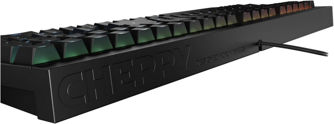 CHERRY MX 2.0S, Mechanische Gaming-Tastatur mit RGB-Beleuchtung, Deutsches Layout (QWERTZ), Kabelgeb