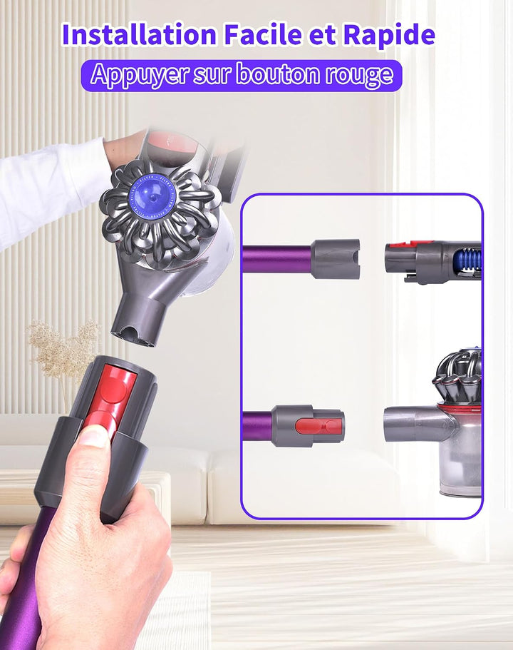 NETONDA Rohr für Dyson Ersatzteile V11 V10 V8 V15 V7 Verlängerungsrohr für Dyson Staubsauger Zubehör