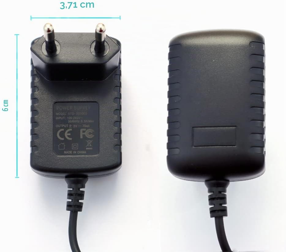 ENJOY-UNIQUE 2.3V Ladegerät Netzteiladapter kabel kompatibel mit Braun Barttrimmer Rasierer MGK3020