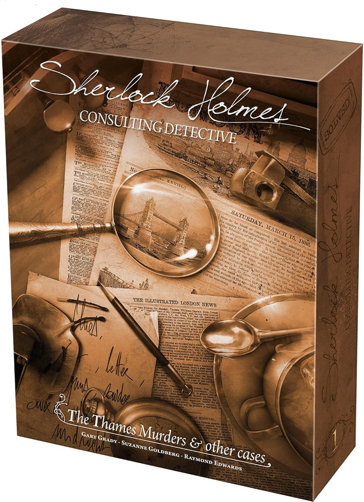 Asmodee Editions Sherlock Holmes Consulting Detective Themsesmorde Spiel
