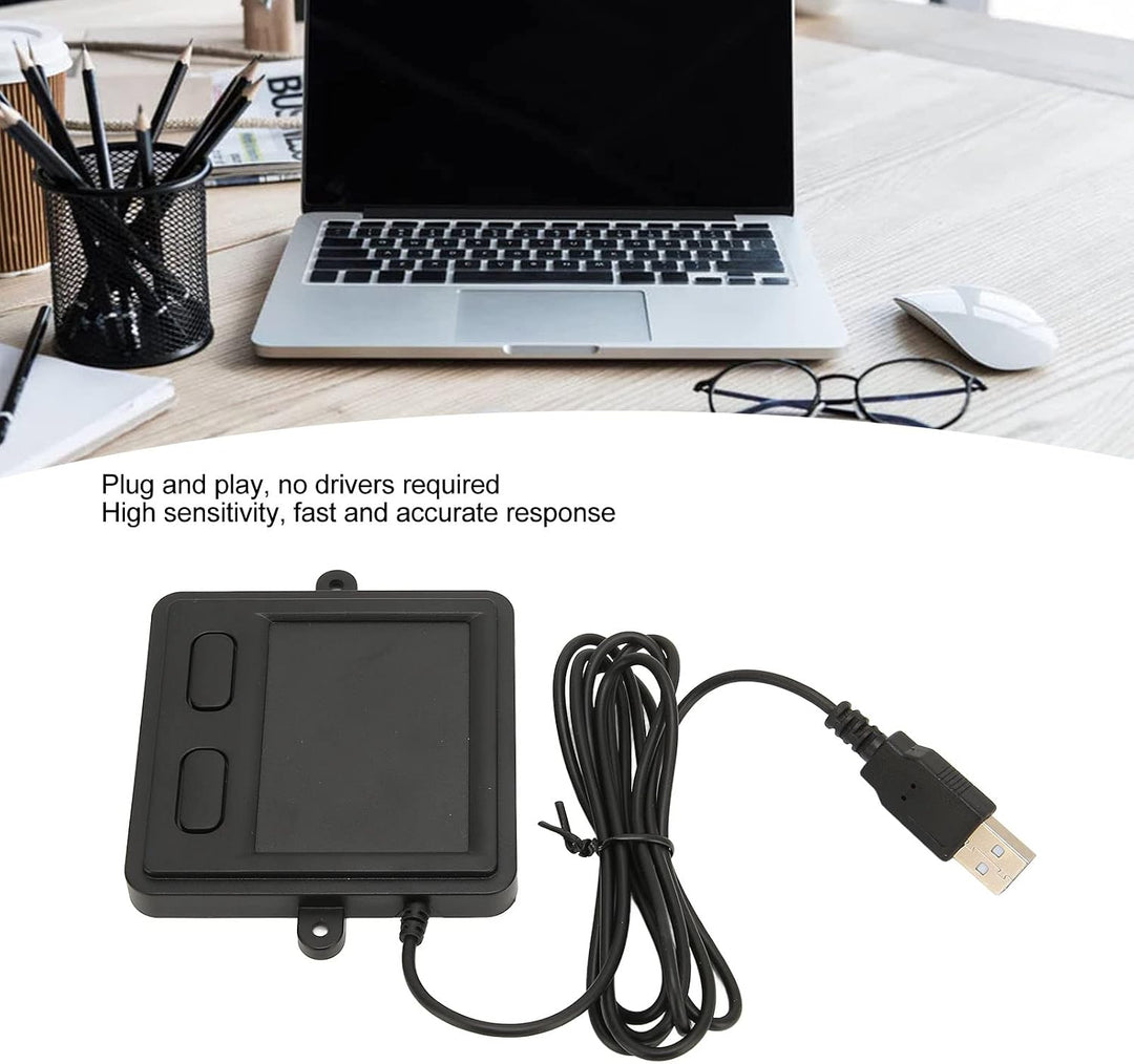 Annadue Kabelgebundenes USB Touchpad, TP-03 Touchpad Maus für Windows, 2 Tasten Design, Eingebettete