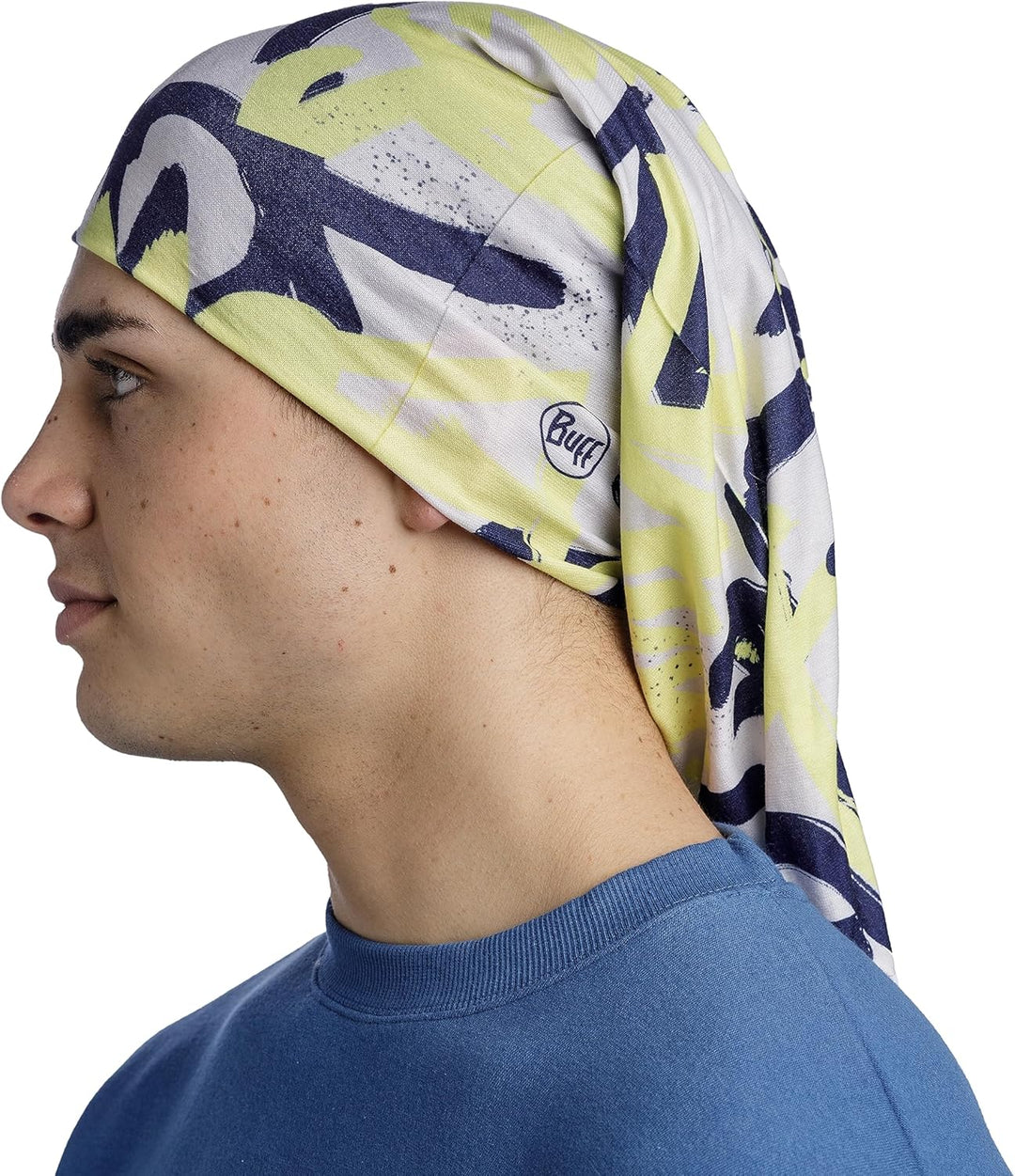 Buff Haikus Dark Navy Multifunktionstuch Bandana Schlauchschal Schal Stirnband Gesichtsschutz Damen/