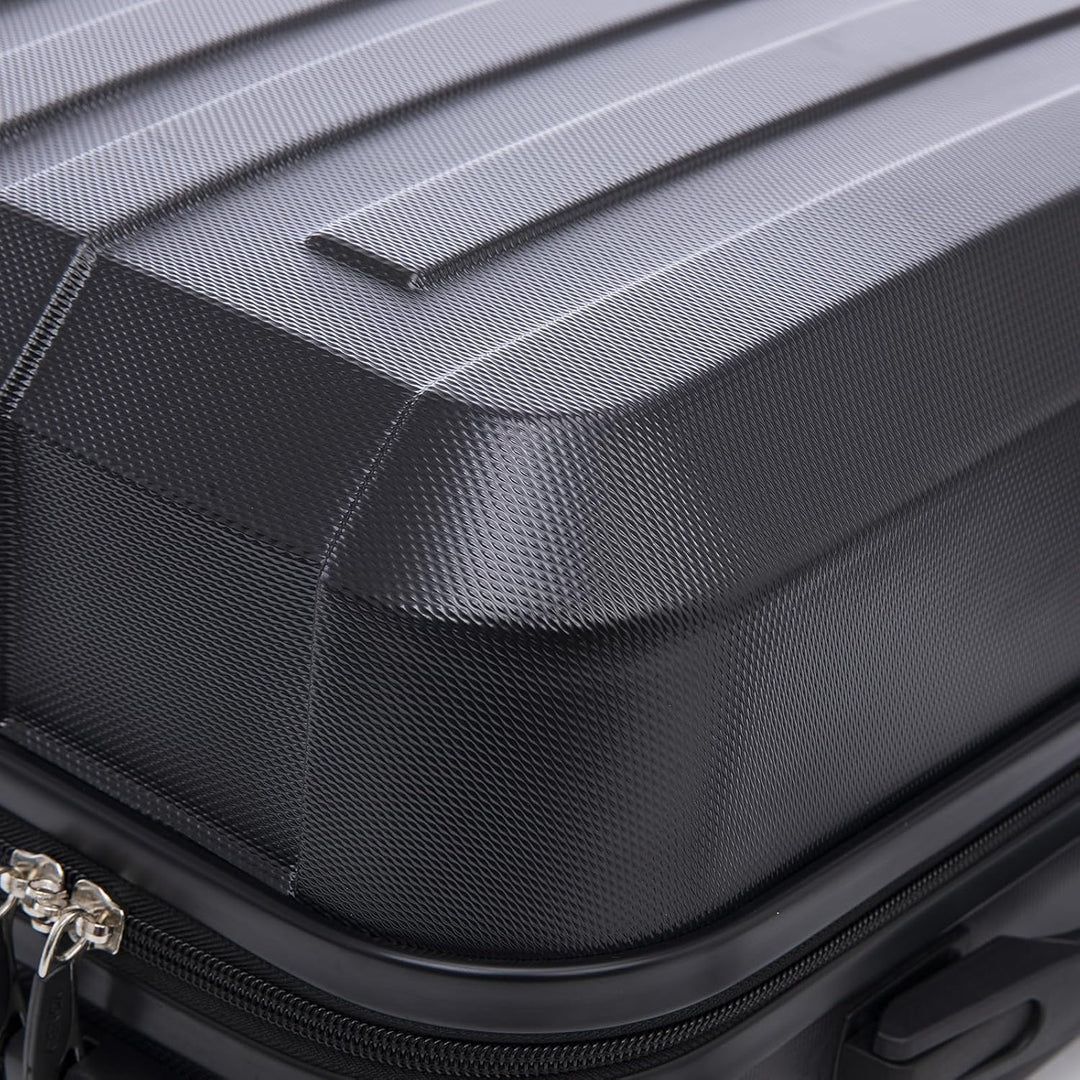 Reisekoffer Trolley, Rollkoffer Handgepäck Set, Travel Koffer Suitcase mit 4 Rollen 360°, Zahlenschl
