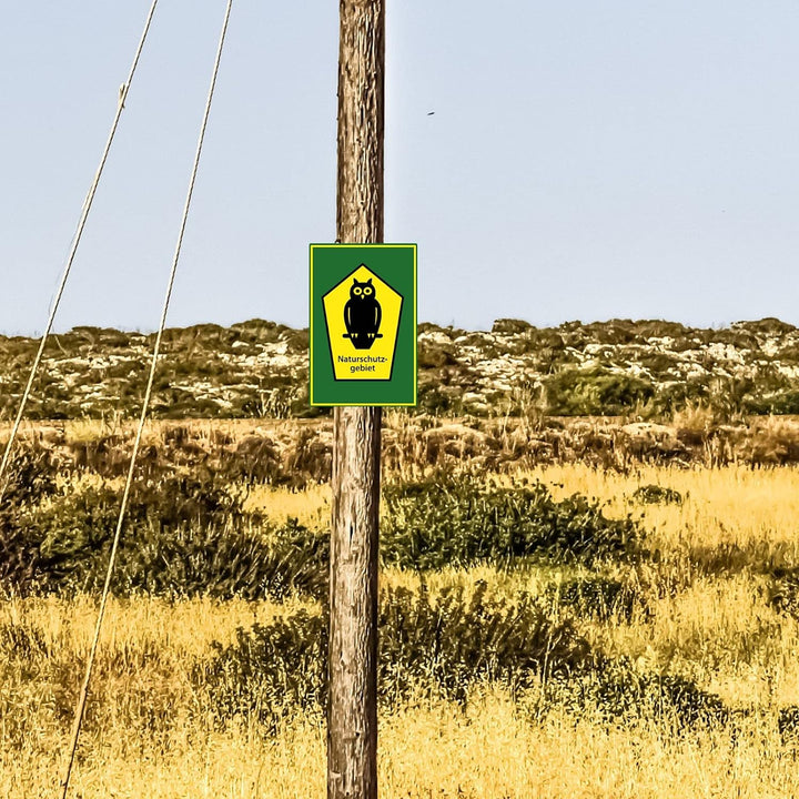 3 Stück XXL Naturschutzgebiet Schild 30 x 40 cm aus stabiler PVC Hartschaumplatte 5mm mit UV-Schutz