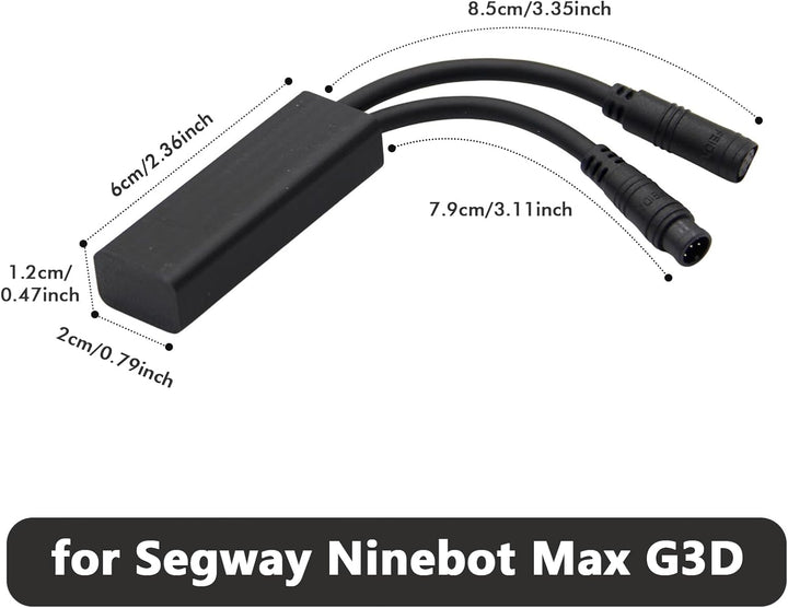 New Tuning Chip Unlock Cable for Segway Ninebot Max G3D, Performance Upgrade Travd 35 km/Helling Spe