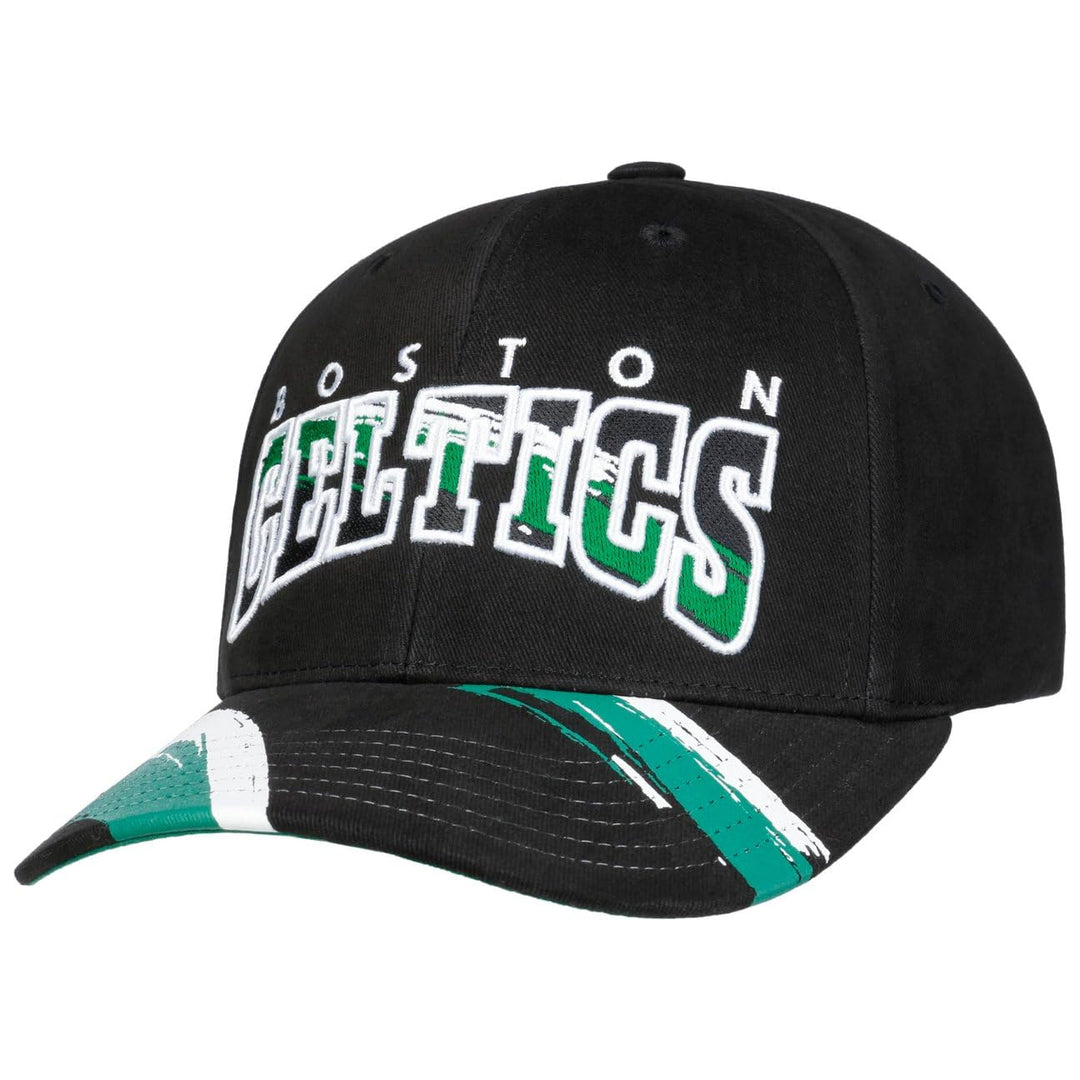 Mitchell & Ness NBA Brushed Celtics Cap Basecap Baseballcap Snapback Curved Brim Boston Einheitsgrös