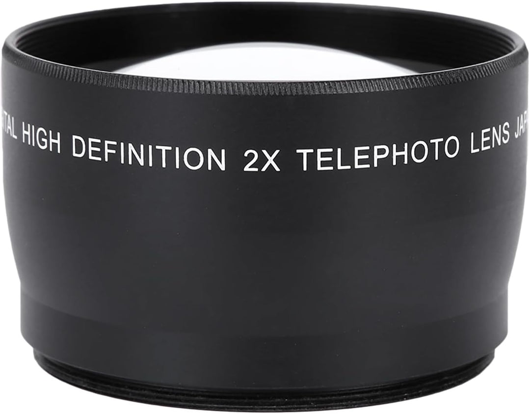 Teleobjektiv 58 Mm 2-fache Vergrösserung Universal-Telekonverter Teleobjektiv für Kamerazubehör