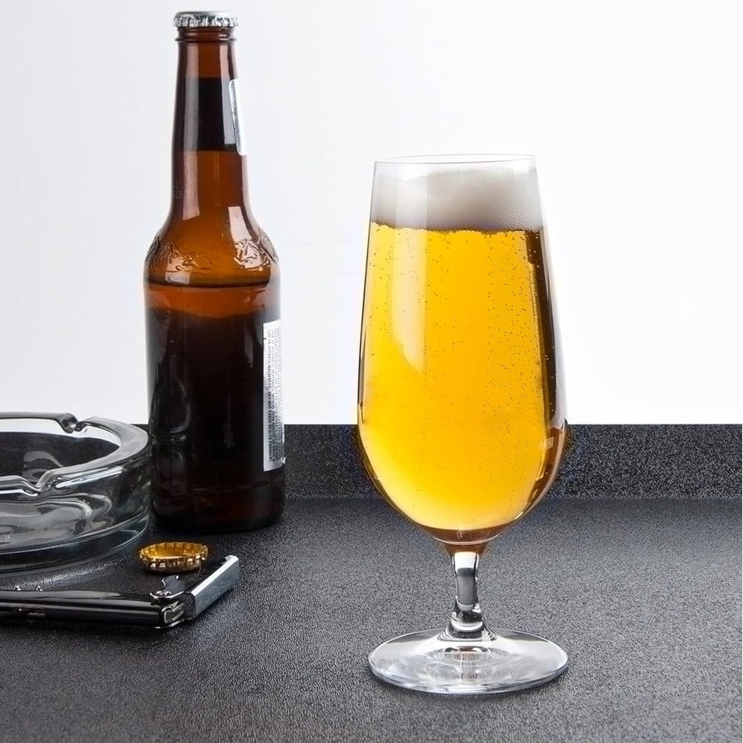 Stölzle Lausitz Biergläser Grand Cuvée / 6er Set Pils Gläser 0,3 Liter/Biertulpe stossfest/Bierglas