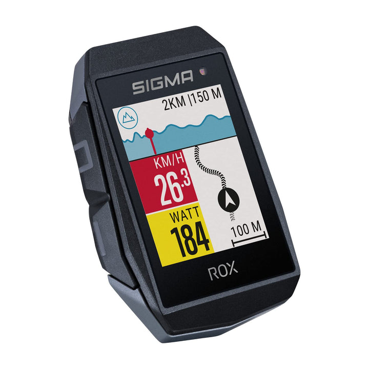 SIGMA ROX 11.1 Fahrradcomputer GPS I 150 Funktionen - Fahrrad Navi kompatibel mit Komoot & E-Bike Re