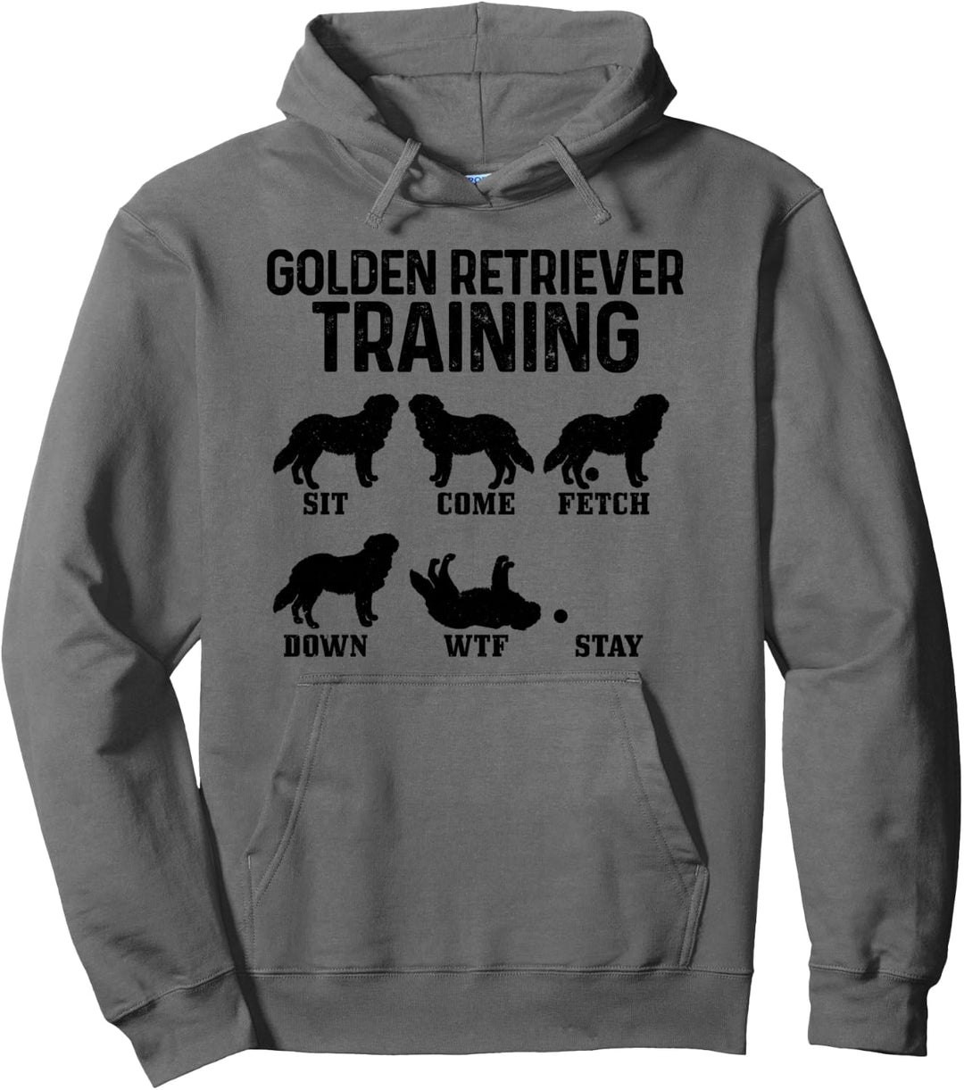 Golden Retriever Training lustiger Hund Golden Retriever Pullover Hoodie