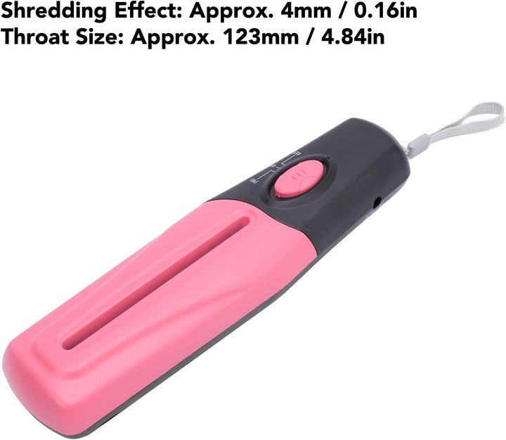 Tragbarer Aktenvernichter, Aktenvernichter, Kleiner Streifenschnitt-Aktenvernichter, USB-elektrische