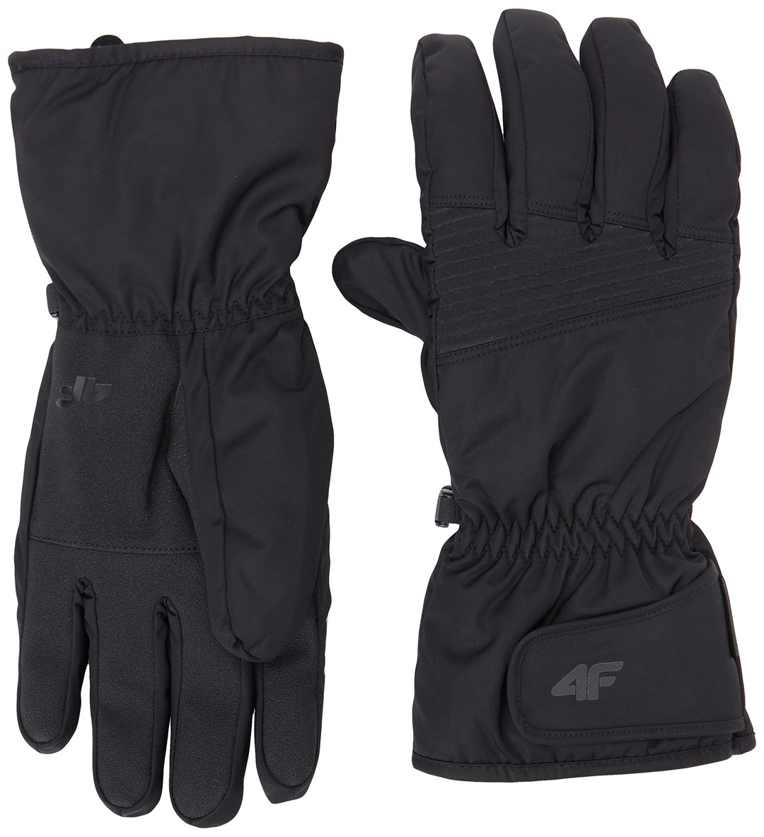 4F Herren SKI Gloves REM001 Jeans, DEEP Black, S