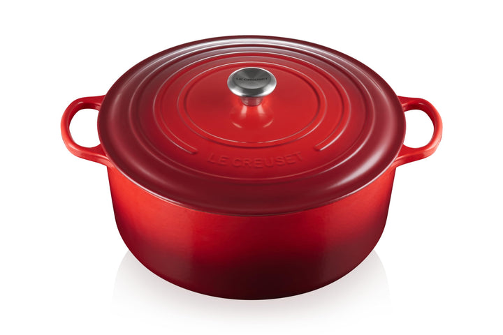Le Creuset Signature Gusseisen-Bräter mit Deckel, Ø 34 cm, Rund, Für alle Herdarten und Induktion ge