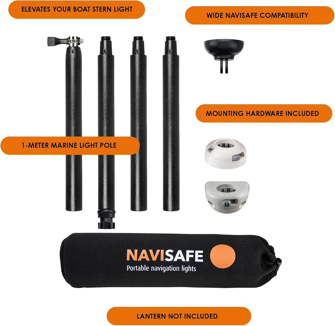 NAVISAFE Herren 905 Navimount Pole Pack (ersetzt 901/902), Schwarz