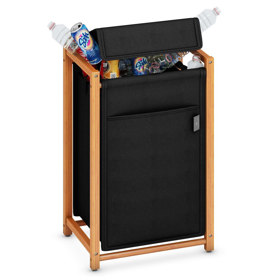 ADEL DREAM 80L Pfandflaschen Sammelbehälter mit Deckel Gross Pfandflaschen Aufbewahrung Behälter Lee