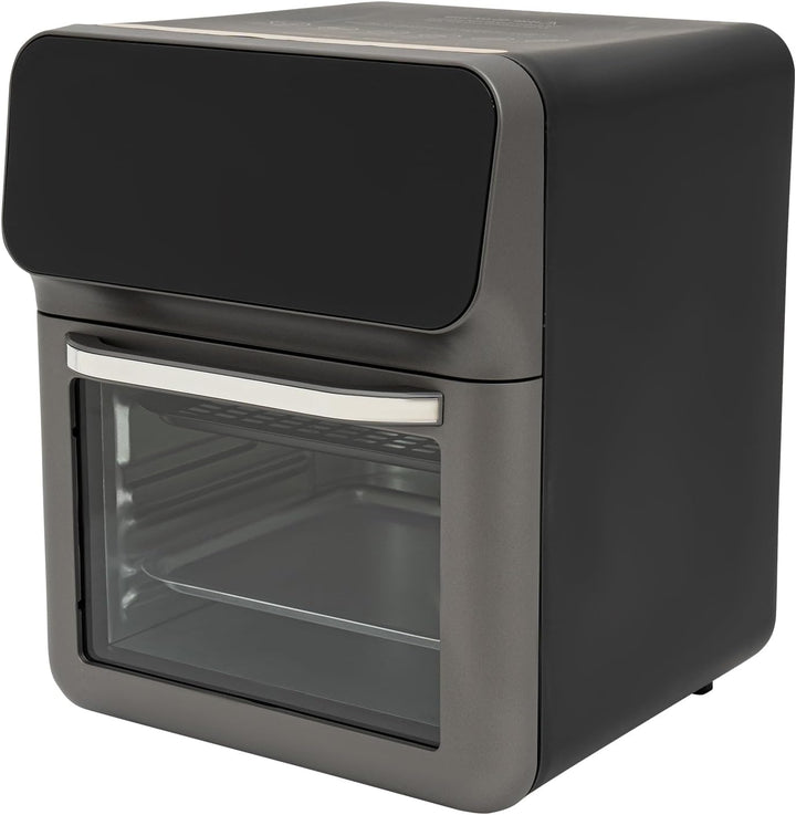 Mini Backofen 13 L, Elektrobackofen LCD-Touchscreen Minibackofen, Visuelle Funktion Backofen, mit 15