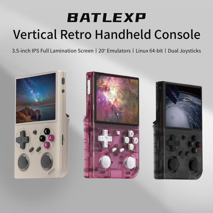 RG35XX G350 Retro Handheld Game Console 3.5 Inch IPS Screen 640 x 480 Linux System with a 64G Card P
