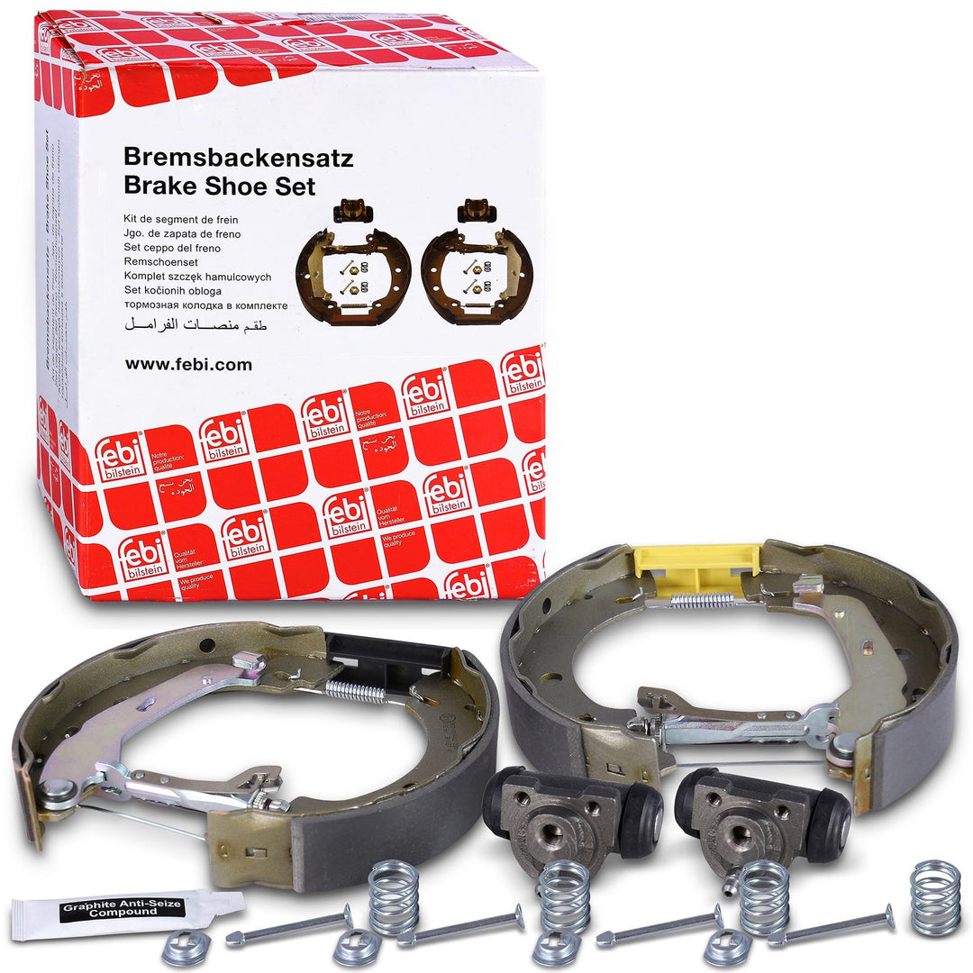 febi bilstein 37243 Bremsbackensatz mit Anbaumaterial , 1 Stück